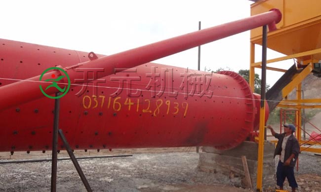 水泥球磨機應用現場