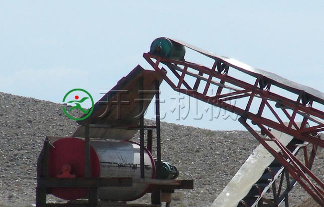 磁力滾筒應用現場