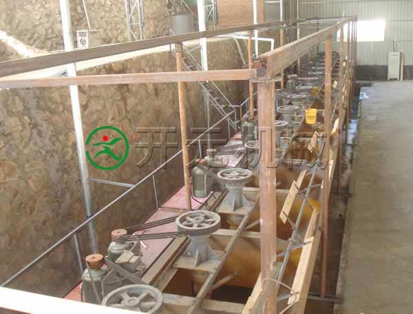 鉀長石礦浮選車間